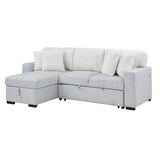Ford - Reversible Pull Out Sofa Bed - Light Gray