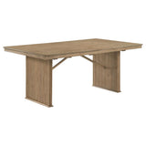 Adina - Extension Dining Table - Distressed Light Brown by Coaster Fine Furniture | Bel Furniture