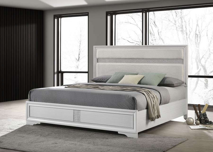 Miranda - Upholstered Panel Bed