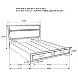 Miranda - Storage Wood Panel Bed
