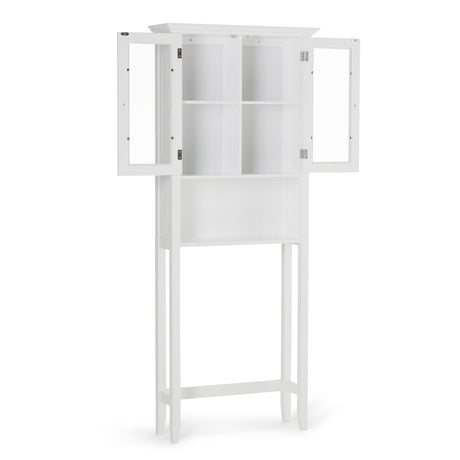 Acadian - Space Saver Cabinet - Pure White by Simpli-Home | Bel Furniture