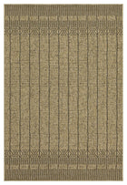 Earth - 7'10" X 10'3" Polypropylene, Indoor, Outdoor Area Rug - Jute / Black