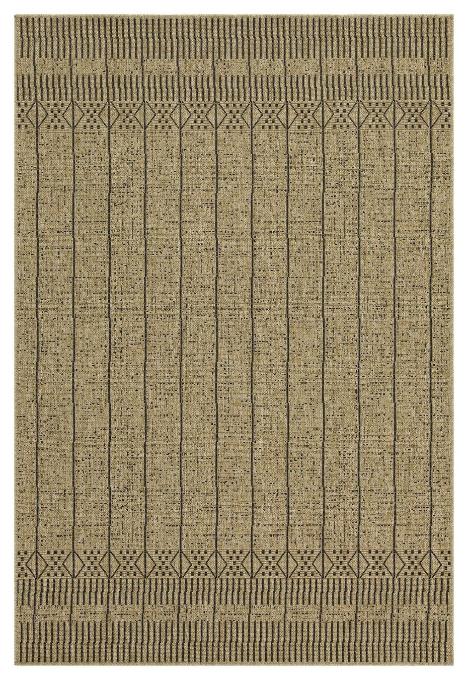 Earth - Indoor / Outdoor, Area Rug - Jute / Black