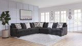 Lavernett - Sectional Dark Gray 3-Piece Sectional by Signature Design by Ashley® | Bel Furniture