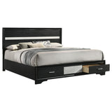 Miranda - Storage Wood Panel Bed
