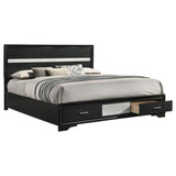 Miranda - Storage Wood Panel Bed