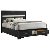 Miranda - Storage Wood Panel Bed