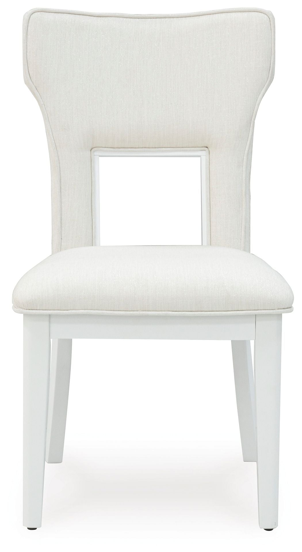 Chalanna - White - Dining Upholstered Side Chair (Set of 2) by Signature Design by Ashley® | Bel Furniture