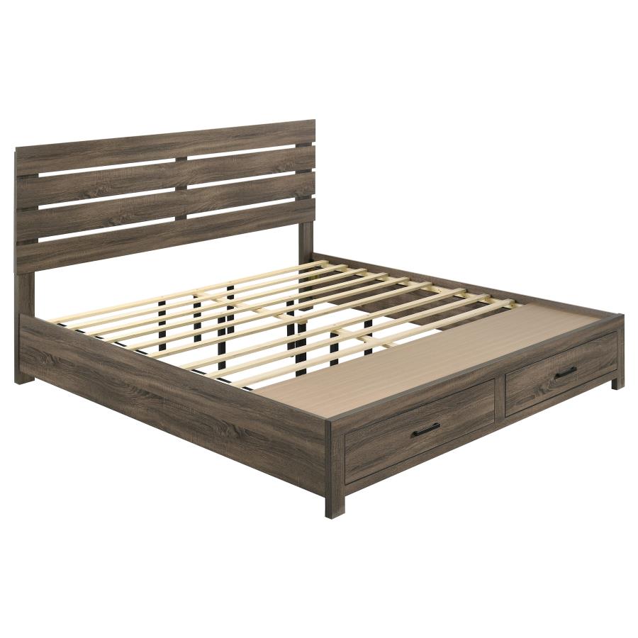 Brantford - Wood Storage Panel Bed
