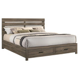 Brantford - Wood Storage Panel Bed