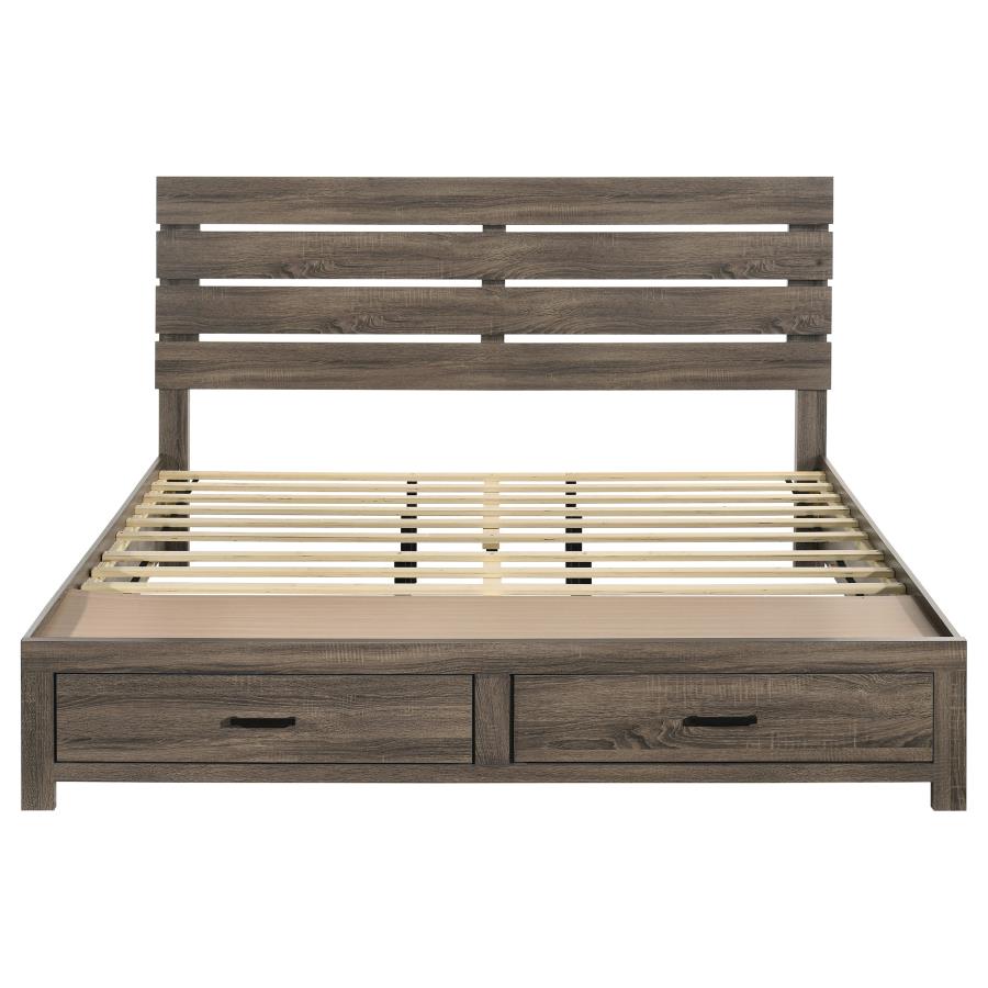 Brantford - Wood Storage Panel Bed
