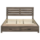 Brantford - Wood Storage Panel Bed