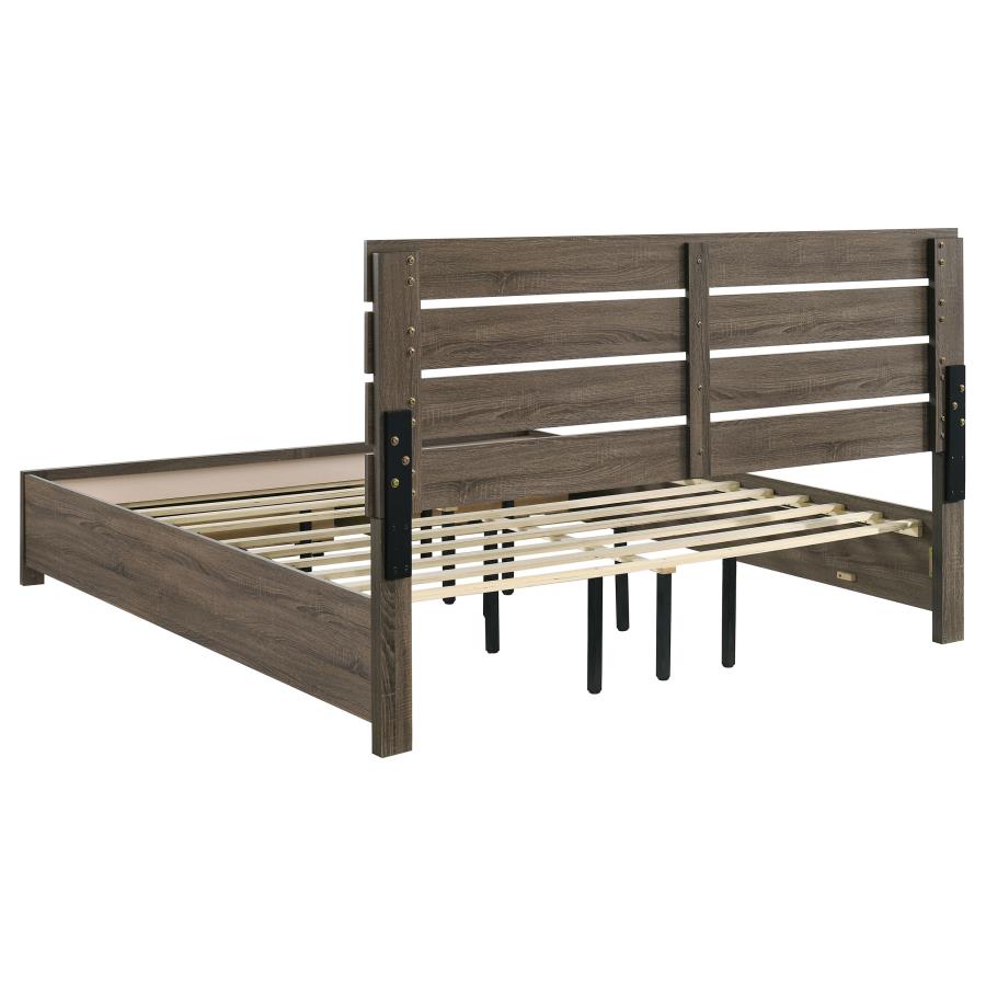 Brantford - Wood Storage Panel Bed