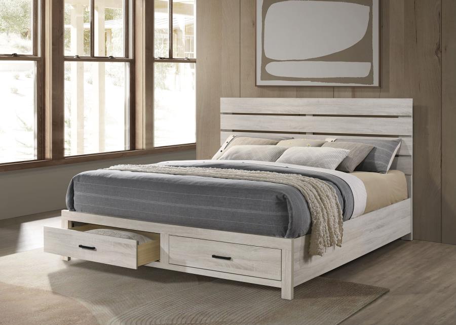 Brantford - Wood Storage Panel Bed