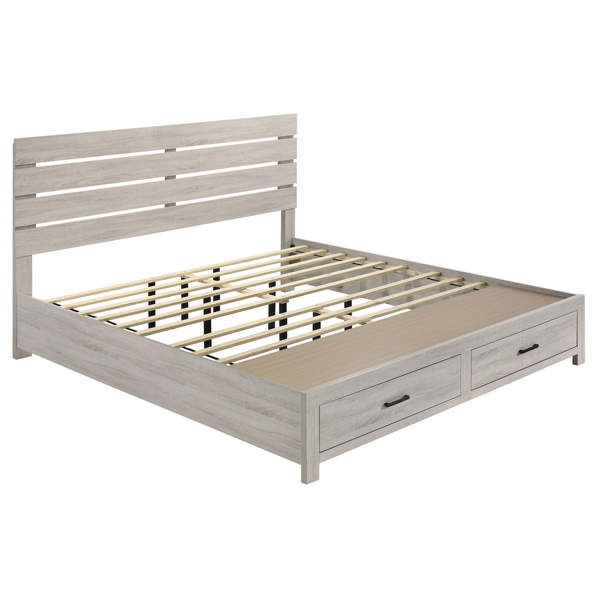 Brantford - Wood Storage Panel Bed