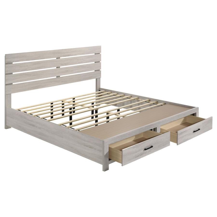Brantford - Wood Storage Panel Bed