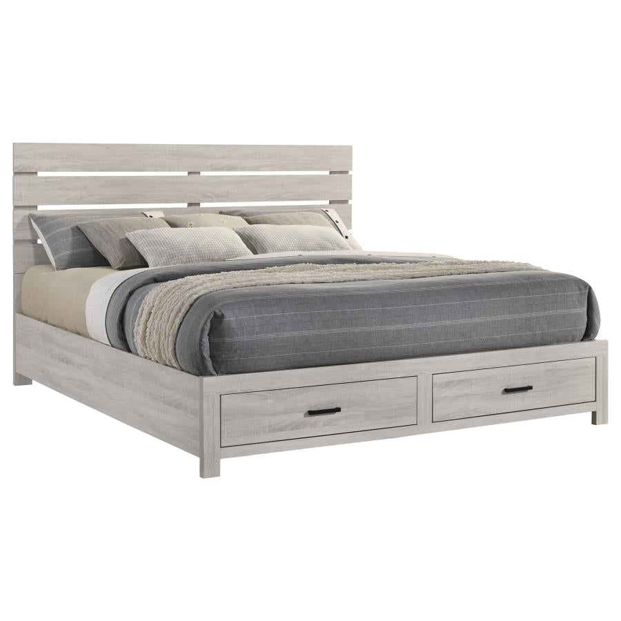 Brantford - Wood Storage Panel Bed