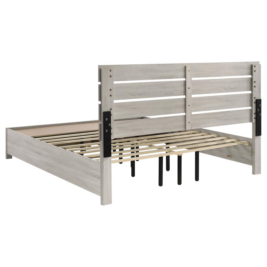 Brantford - Wood Storage Panel Bed