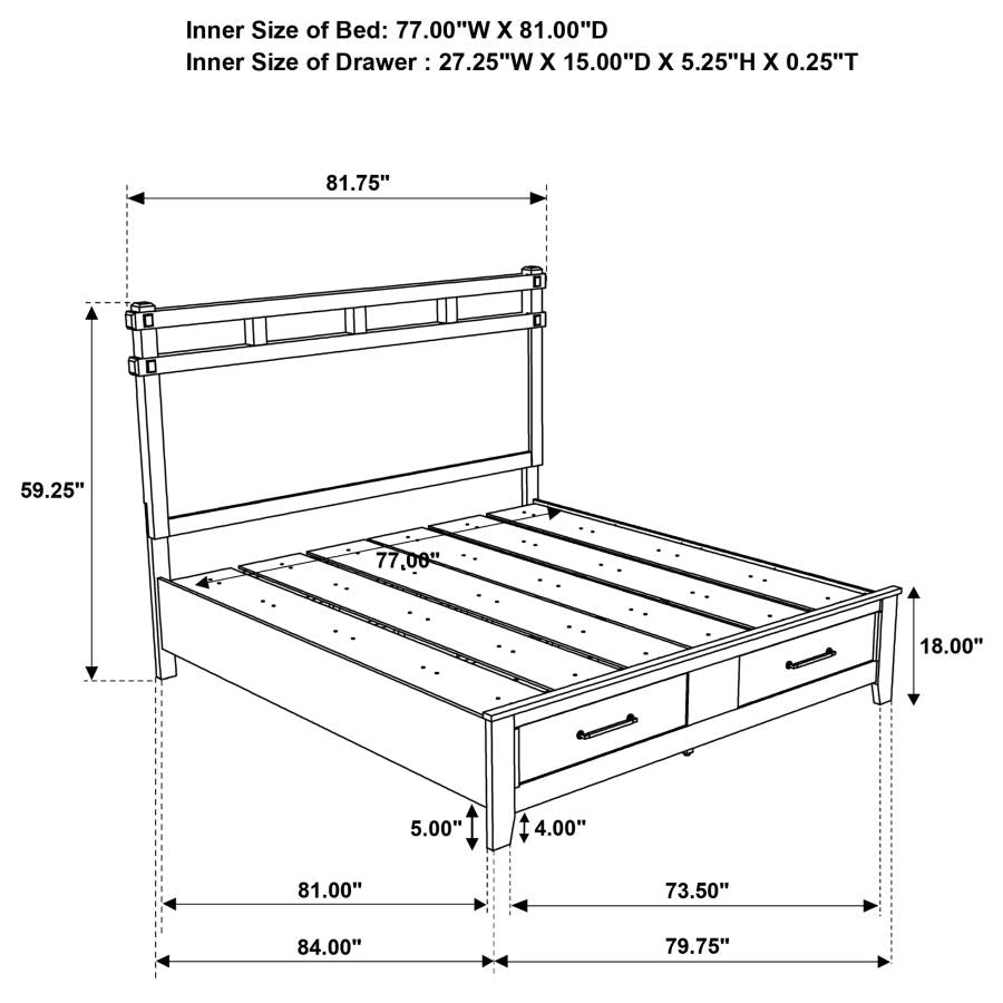 Hazlewood - Storage Bedroom Set