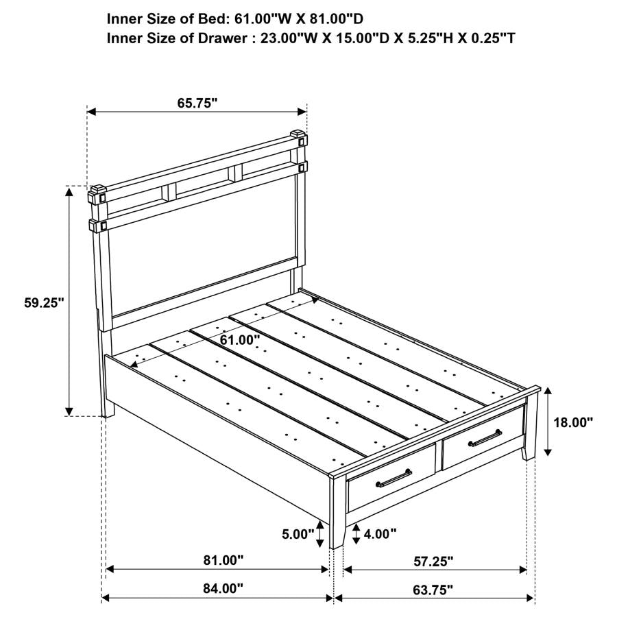 Hazlewood - Storage Bedroom Set
