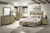 Hazlewood - 2-Drawer Nightstand Bedside Table - Vineyard Oak