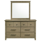Hazlewood - 6-Drawer Bedroom Dresser Cabinet