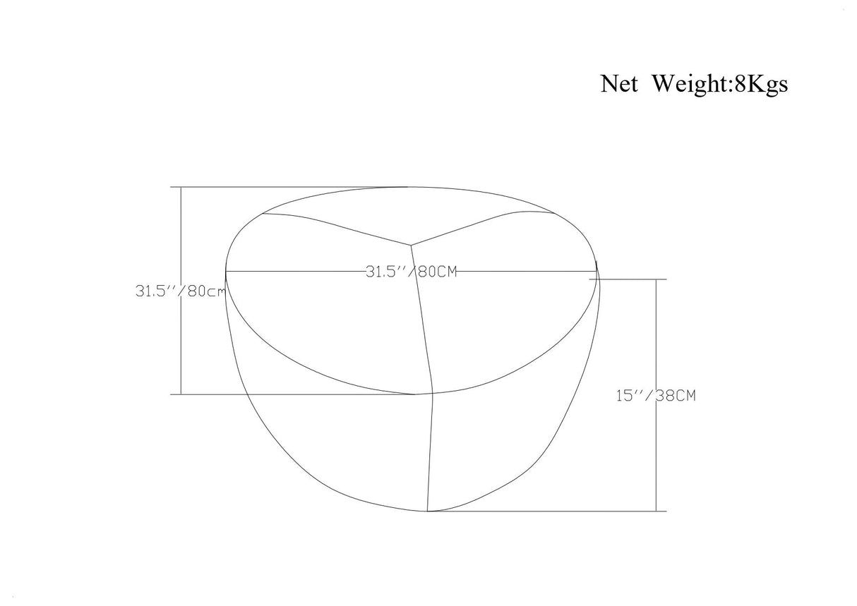 Moore - Upholstered Large Ottoman