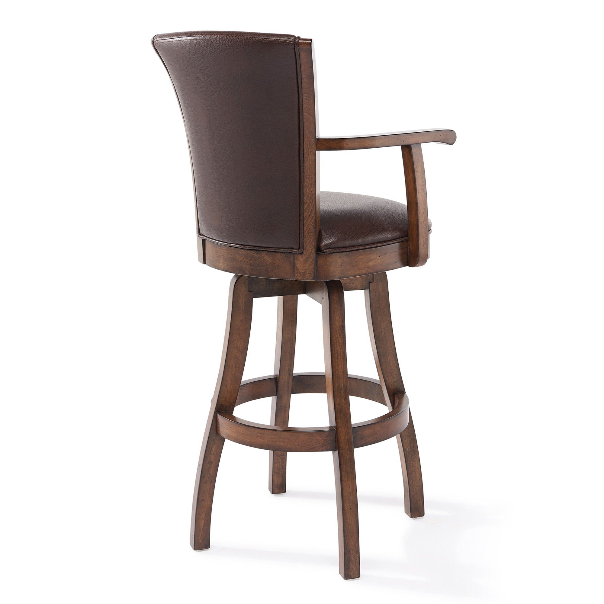 42" Swivel Counter Height Bar Chair - Chestnut