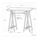 Sawhorse - Handcrafted Solid Desk
