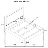 Maderia - Upholstered Panel Bed by Coaster Fine Furniture | Bel Furniture