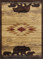 Nature's Nest - GC_CBL3006 Lodge Area Rug Beige by Icona Home Decor | Bel Furniture