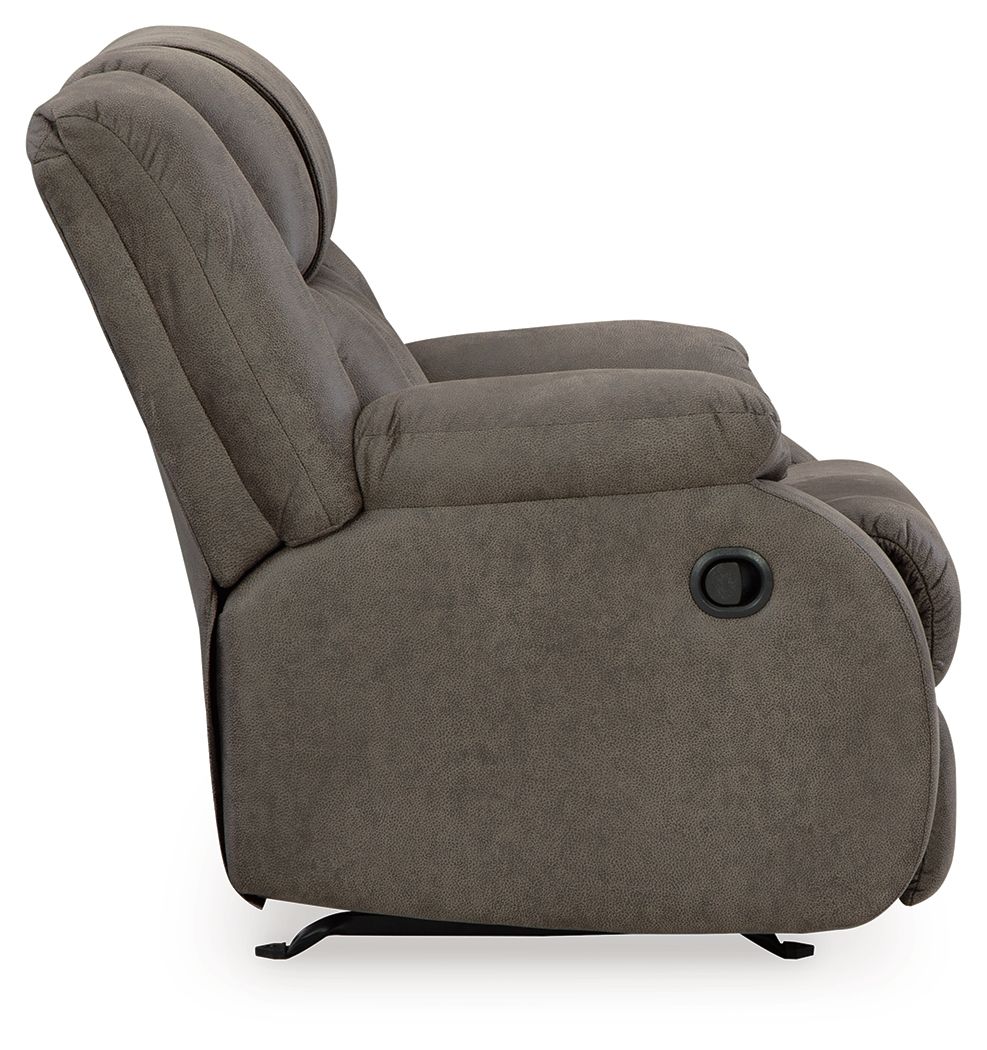 First Base - Gunmetal - Rocker Recliner by Signature Design by Ashley® | Bel Furniture