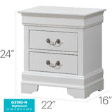 Louis Phillipe - Nightstand - Wood