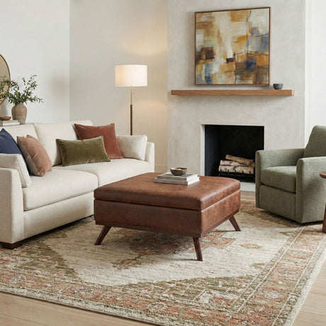 Owen - Multifunctional Square Coffee Table Storage Ottoman - view 20