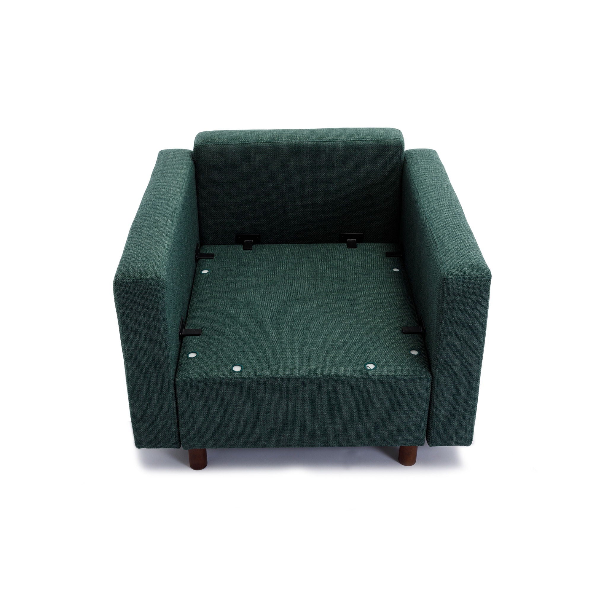 Single Seat Module Sofa Sectional Couch, Cushion Covers Non-Removable And Non-Washable