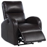Grant - Upholstered Power Recliner Chair Dark Brown by Coaster Fine Furniture | Bel Furniture