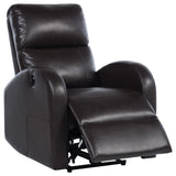 Grant - Upholstered Power Recliner Chair Dark Brown by Coaster Fine Furniture | Bel Furniture