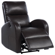 Grant - Upholstered Power Recliner Chair Dark Brown by Coaster Fine Furniture | Bel Furniture