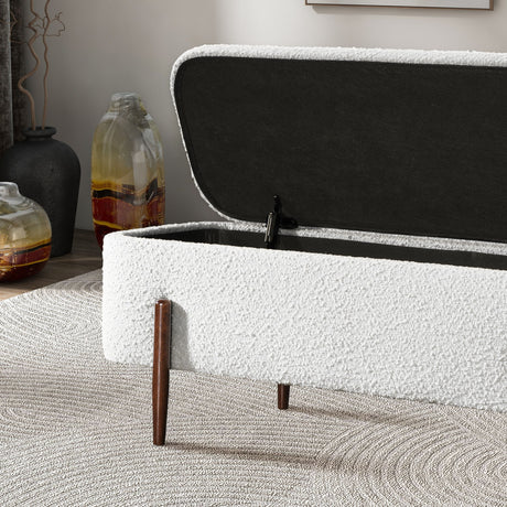 Sarna - Storage Bench - Ivory - view 3
