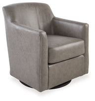 Bradney - Swivel Accent Chair Dark Gray by Signature Design by Ashley® | Bel Furniture