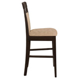 Gabriel - Closed Back Counter Chair (Set of 2) - Cappuccino by CoasterEveryday | Bel Furniture