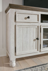 Havalance - Brown / Beige - Extra Large TV Stand - 4 Doors by Signature Design by Ashley® | Bel Furniture