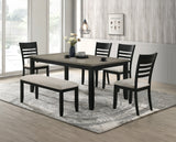 Folio - Dining Table - Light Brown / Black