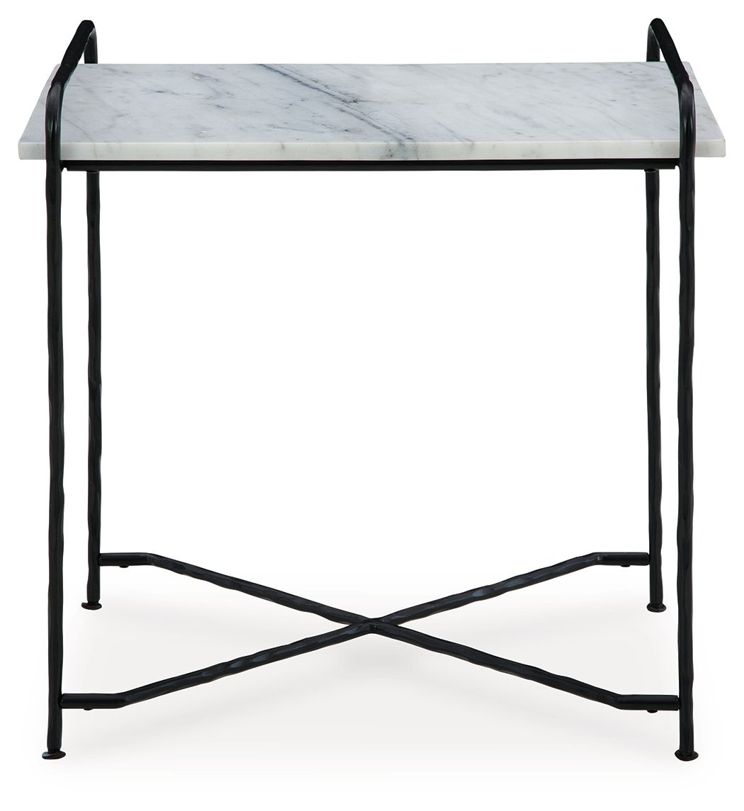 Ashber - White / Black - Accent Table by Signature Design by Ashley® | Bel Furniture