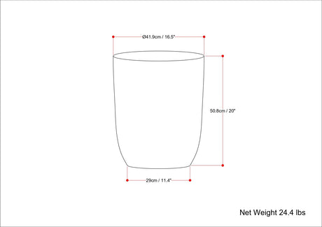 Morris - Metal Accent Table - Antique Silver by Simpli-Home | Bel Furniture