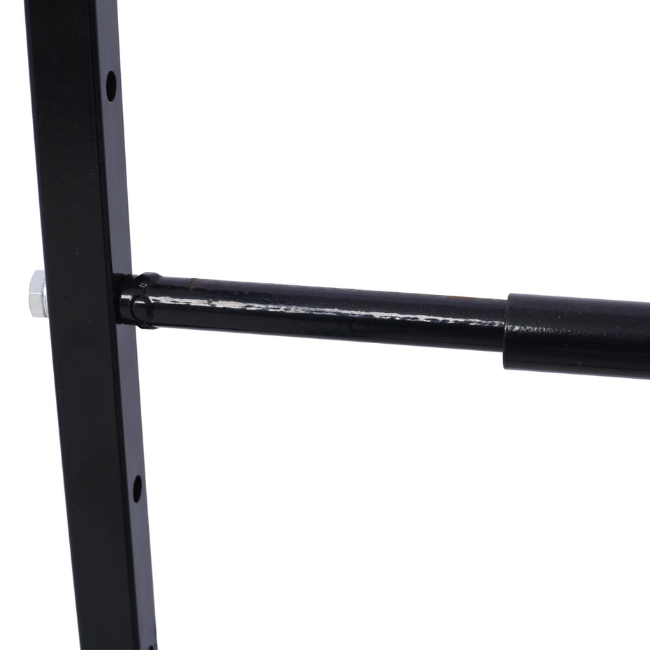 Heavy Duty Adjustable Garage Wall Multi-Tire Rack Storage - Black