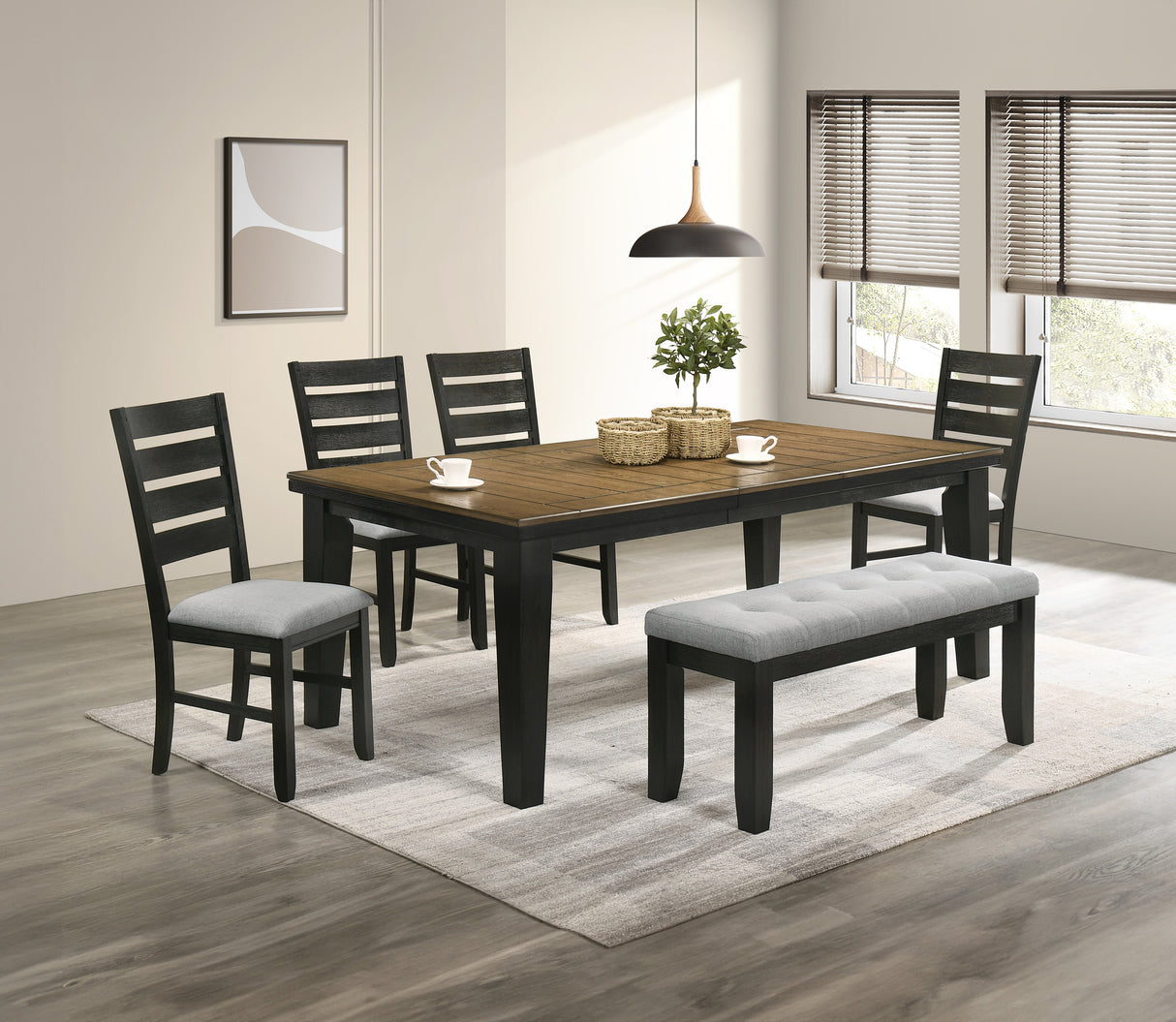 Bardstown - Side Chair (Set of 2) - Wheat / Charcoal