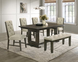 Herbert - Bench - Espresso / Beige