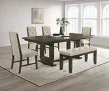 Herbert - Bench - Espresso / Beige