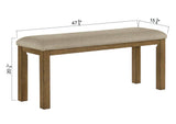 Cockrell - Bench - Light Brown / Beige
